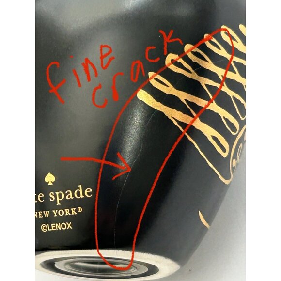 Kate Spade Lenox Owl Salt & Pepper Shaker Set Preowned Please See Pictures FLAW - Picture 7 of 8